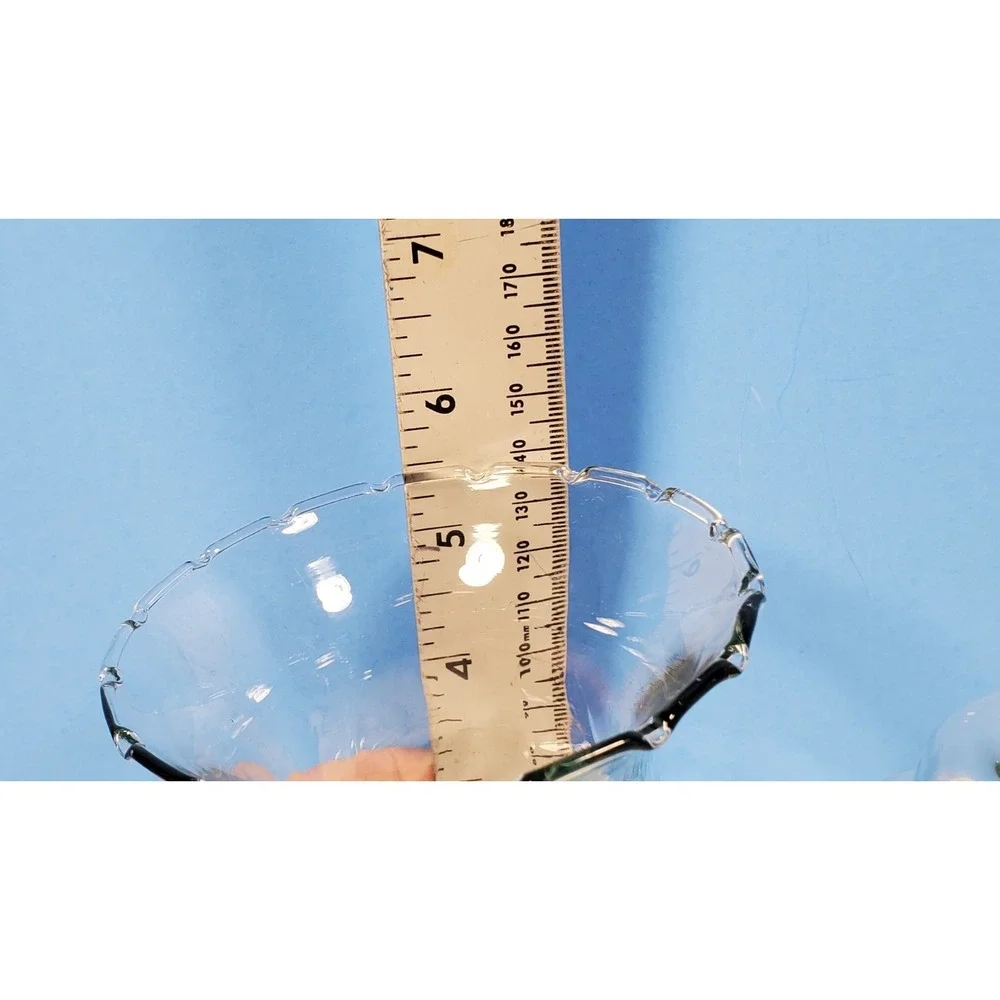 Votive‎ Cups Optic Clear Glass Peg Candle Home Interiors Homco Qty 3